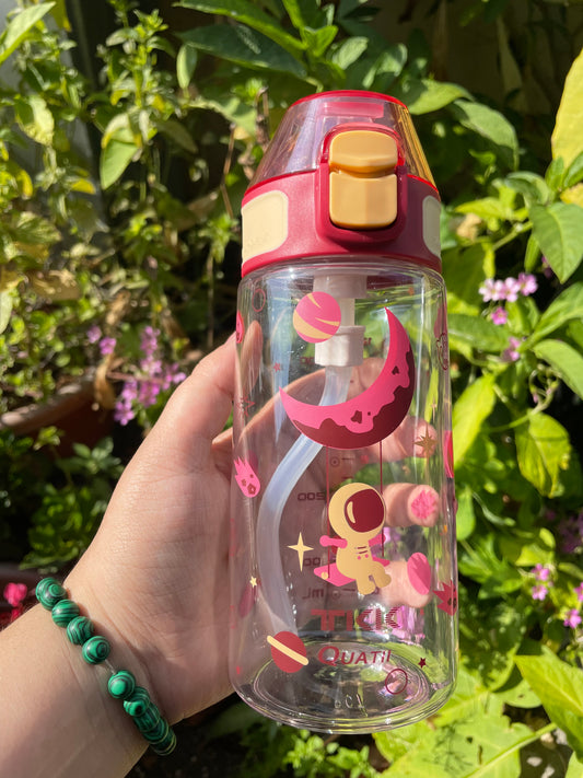 Red Space Water Bottle