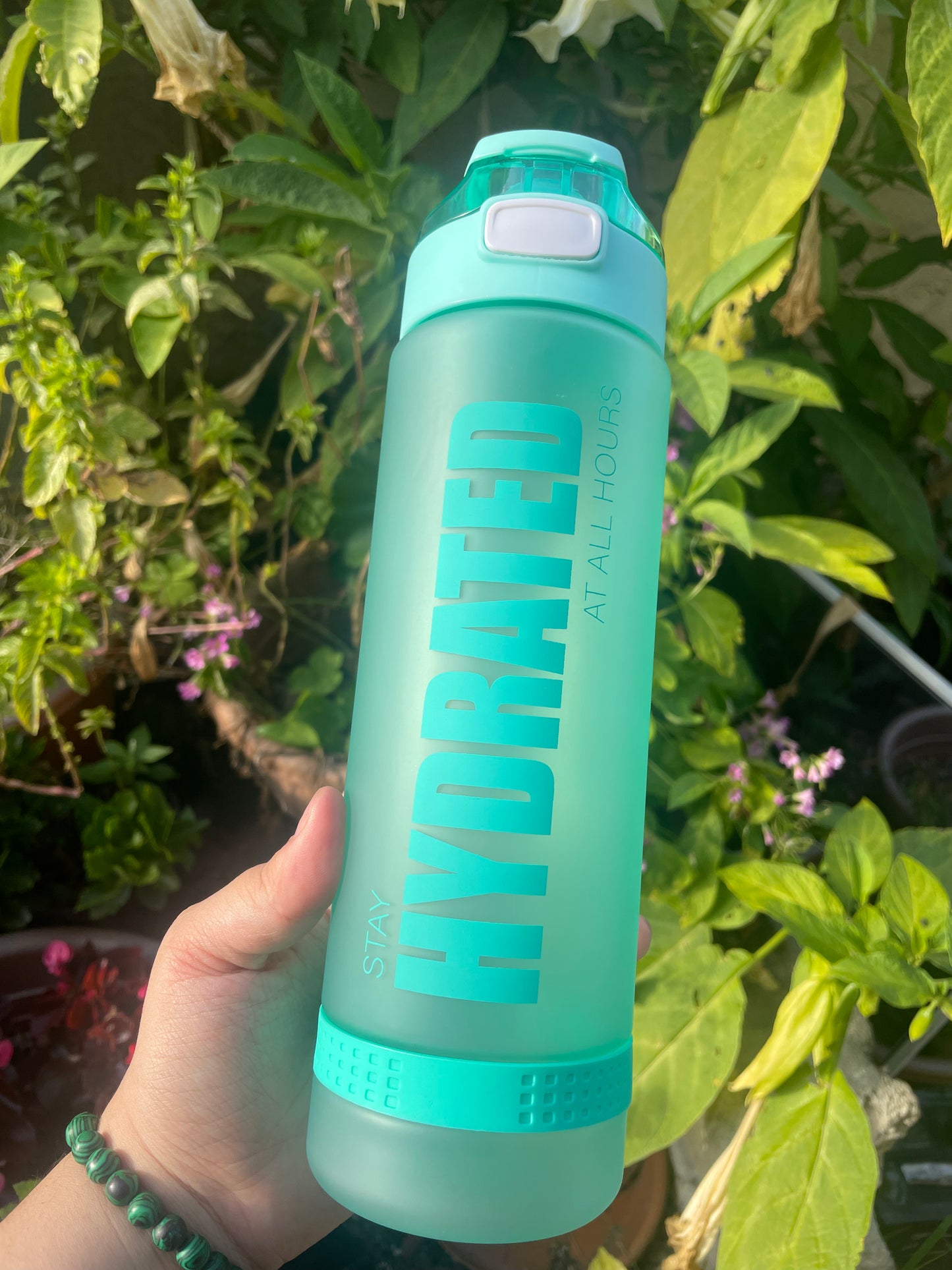 Hydrated At All Hours 32oz Water Bottle