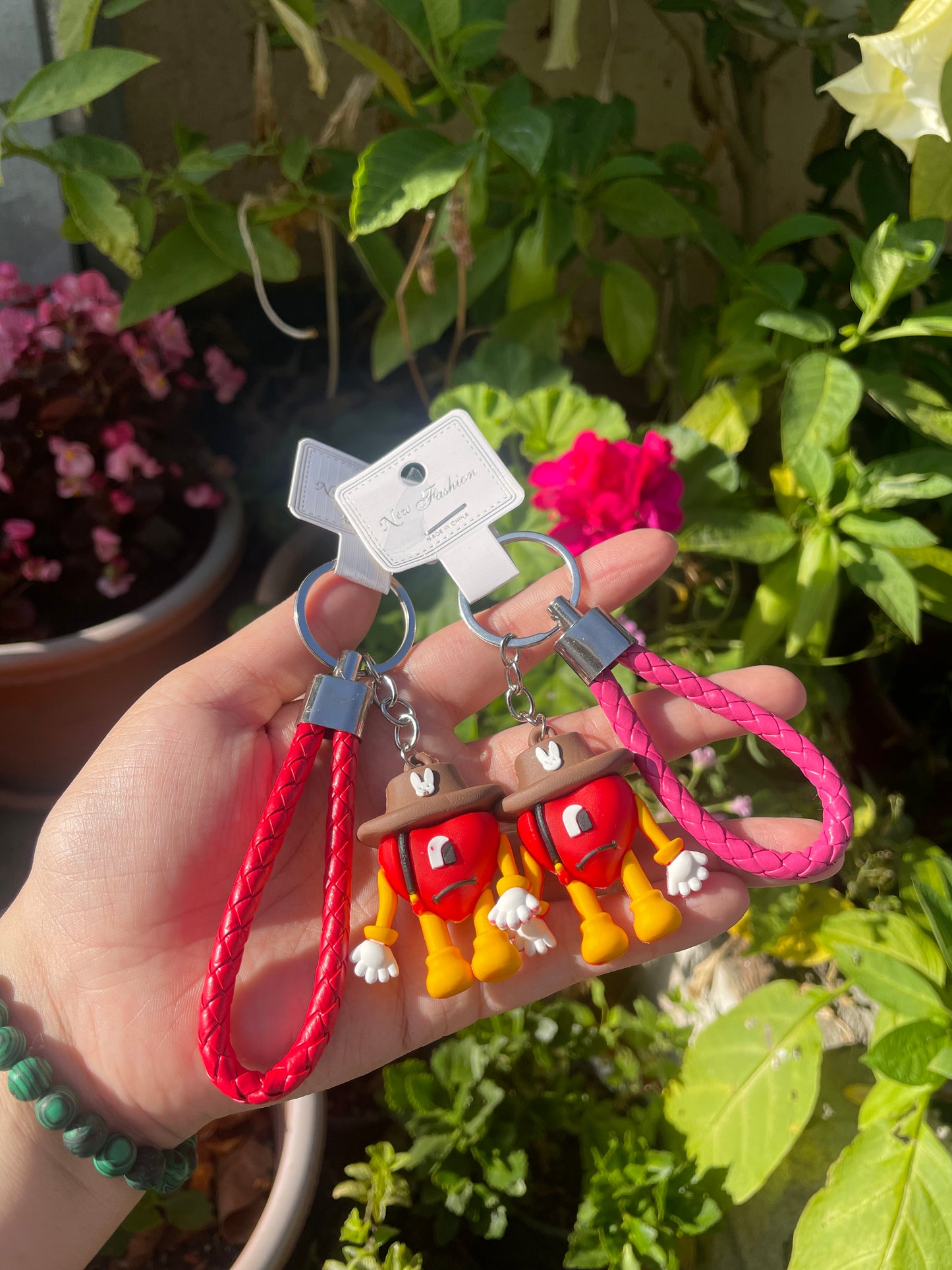 Bad Bunny Hat & Body Keychains