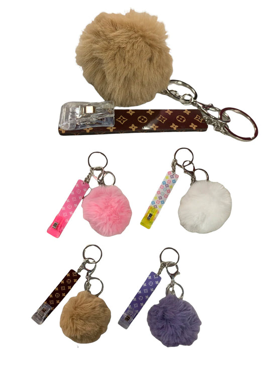 LV Inspired Card Grabbers + Fuzzy Ball